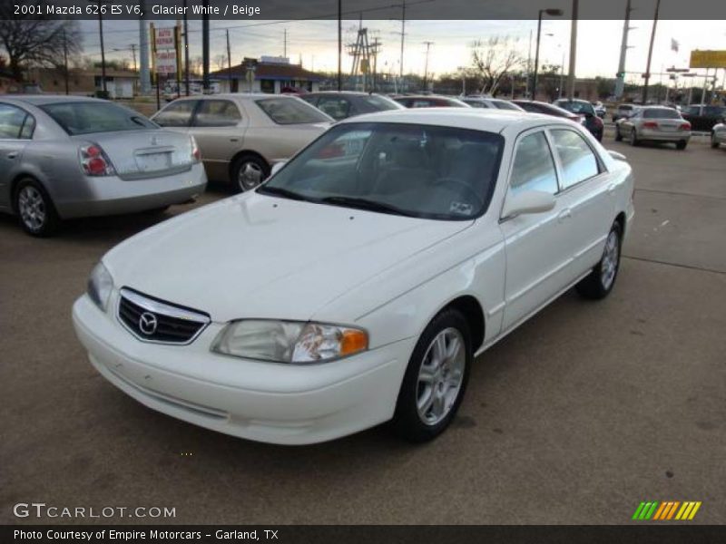 Glacier White / Beige 2001 Mazda 626 ES V6