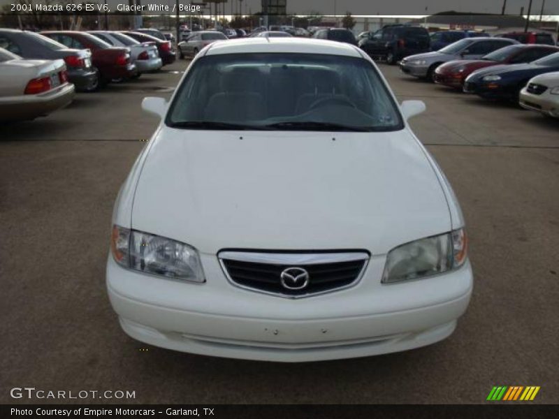 Glacier White / Beige 2001 Mazda 626 ES V6