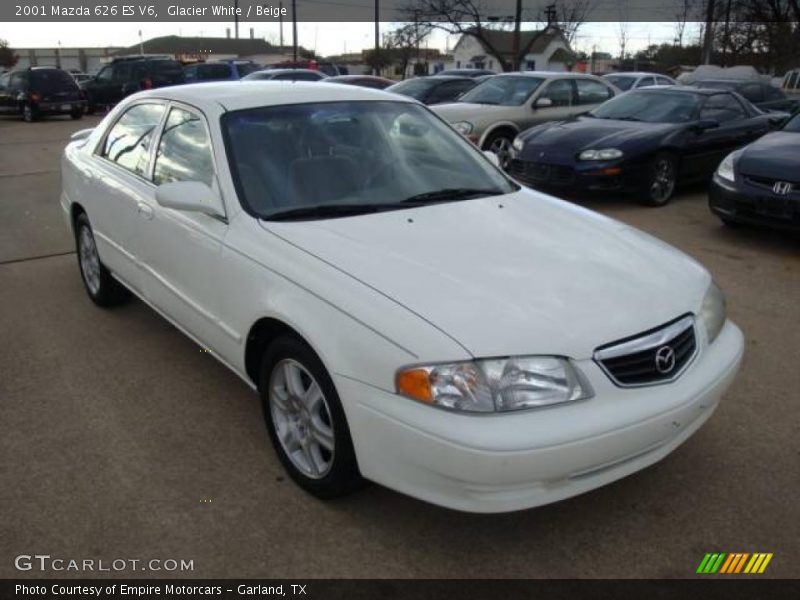 Glacier White / Beige 2001 Mazda 626 ES V6