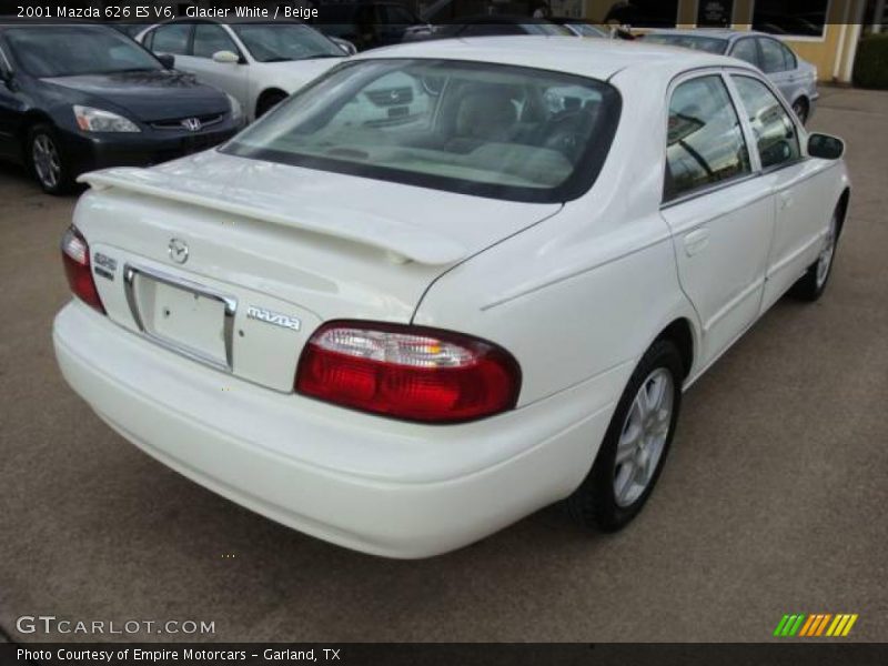 Glacier White / Beige 2001 Mazda 626 ES V6