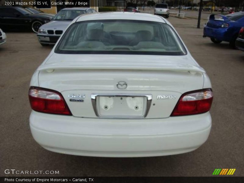 Glacier White / Beige 2001 Mazda 626 ES V6