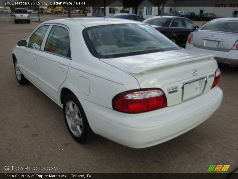 Glacier White / Beige 2001 Mazda 626 ES V6