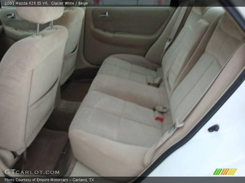 Glacier White / Beige 2001 Mazda 626 ES V6