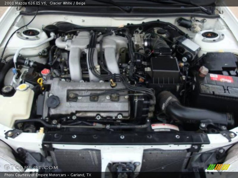 Glacier White / Beige 2001 Mazda 626 ES V6