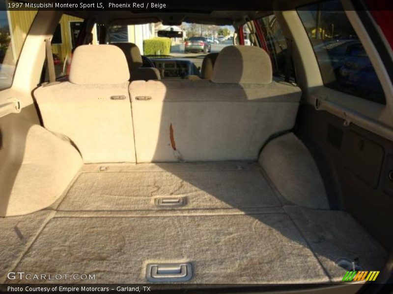 Phoenix Red / Beige 1997 Mitsubishi Montero Sport LS