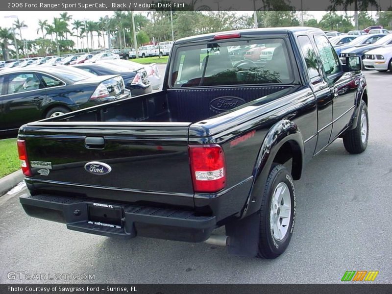 Black / Medium Dark Flint 2006 Ford Ranger Sport SuperCab