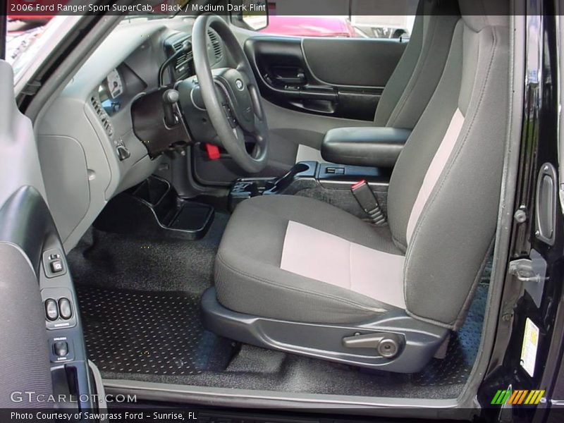 Black / Medium Dark Flint 2006 Ford Ranger Sport SuperCab