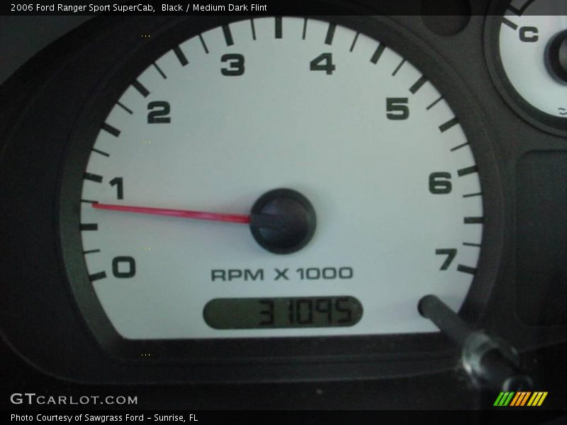 Black / Medium Dark Flint 2006 Ford Ranger Sport SuperCab