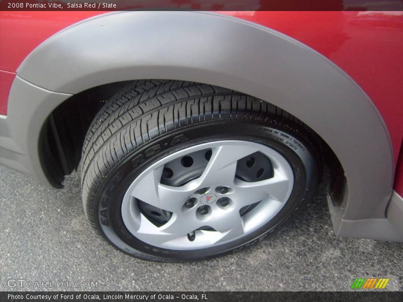 Salsa Red / Slate 2008 Pontiac Vibe