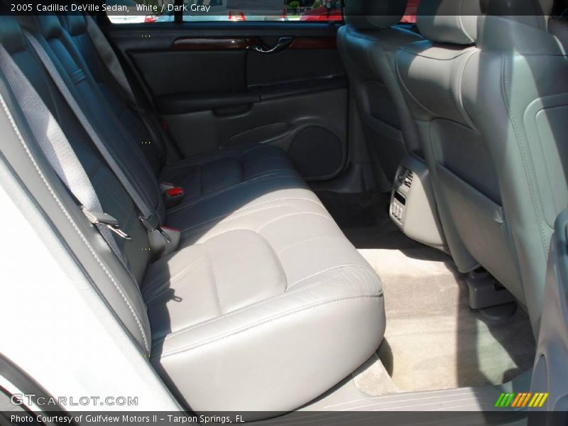 White / Dark Gray 2005 Cadillac DeVille Sedan