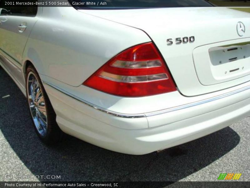 Glacier White / Ash 2001 Mercedes-Benz S 500 Sedan