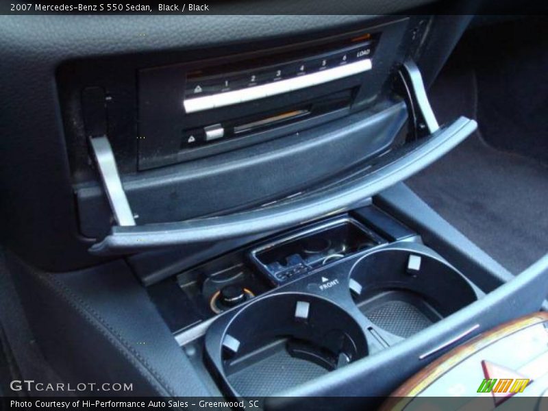 Black / Black 2007 Mercedes-Benz S 550 Sedan
