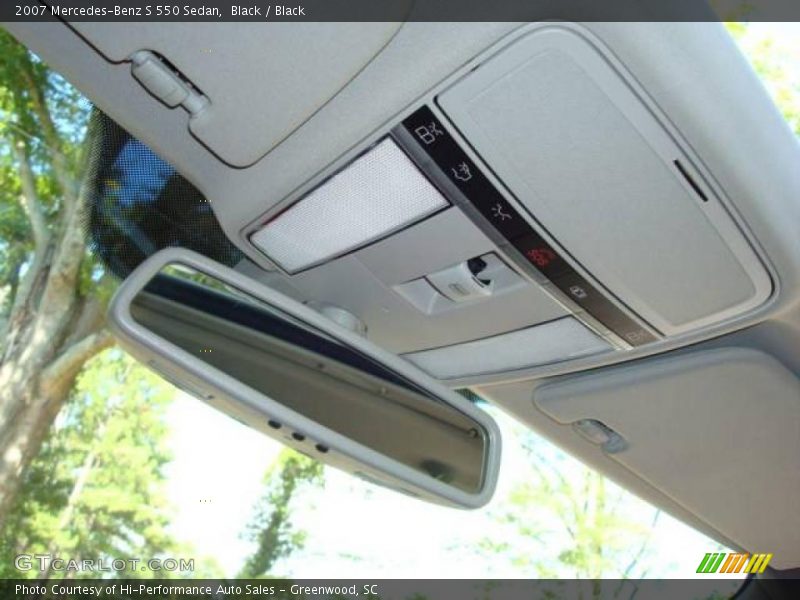 Black / Black 2007 Mercedes-Benz S 550 Sedan