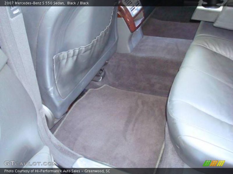 Black / Black 2007 Mercedes-Benz S 550 Sedan