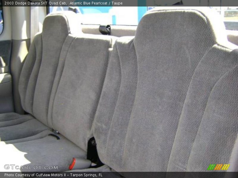 Atlantic Blue Pearlcoat / Taupe 2003 Dodge Dakota SXT Quad Cab