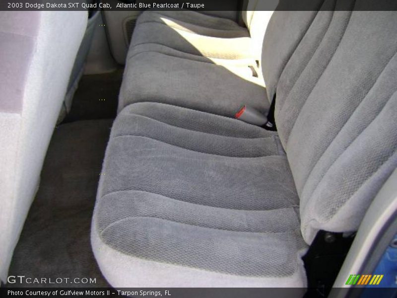 Atlantic Blue Pearlcoat / Taupe 2003 Dodge Dakota SXT Quad Cab
