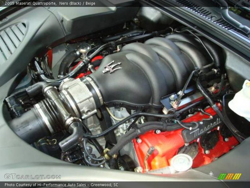 Nero (Black) / Beige 2005 Maserati Quattroporte