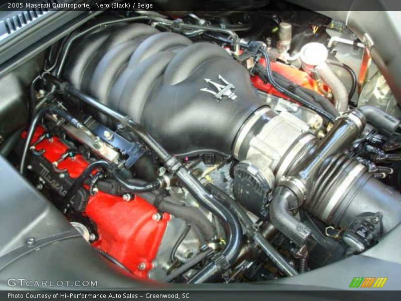 Nero (Black) / Beige 2005 Maserati Quattroporte