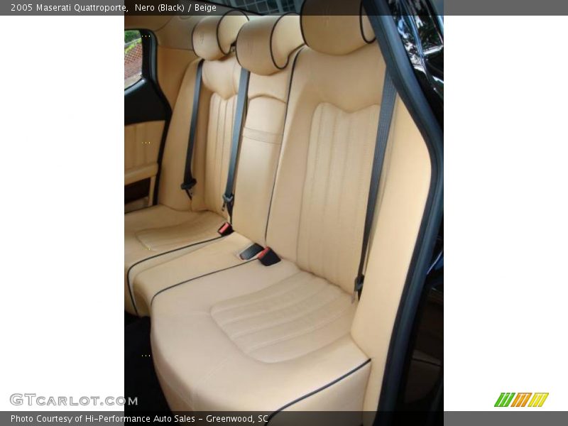 Nero (Black) / Beige 2005 Maserati Quattroporte