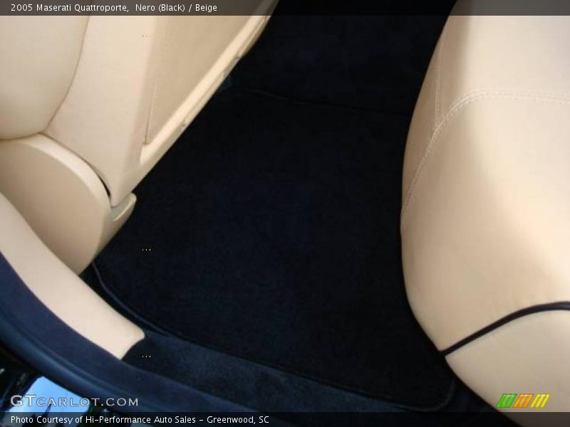 Nero (Black) / Beige 2005 Maserati Quattroporte