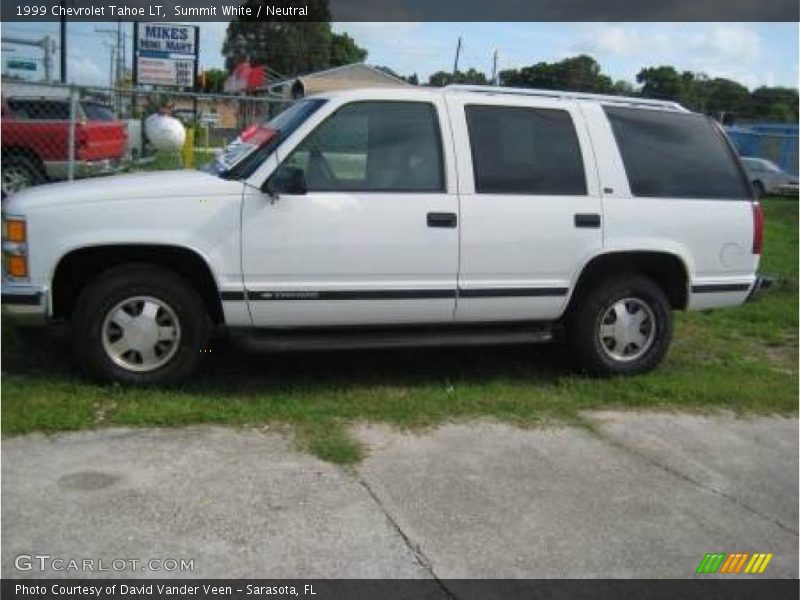 Summit White / Neutral 1999 Chevrolet Tahoe LT