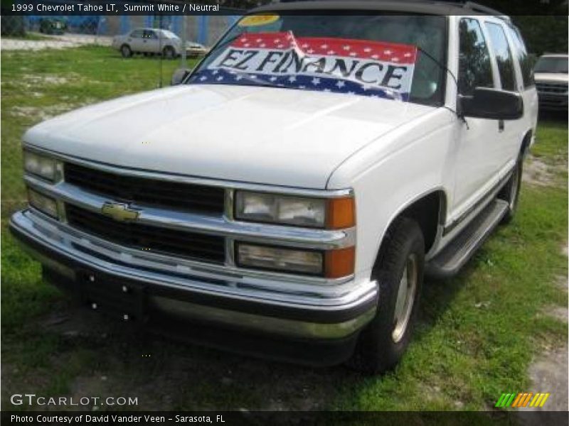 Summit White / Neutral 1999 Chevrolet Tahoe LT