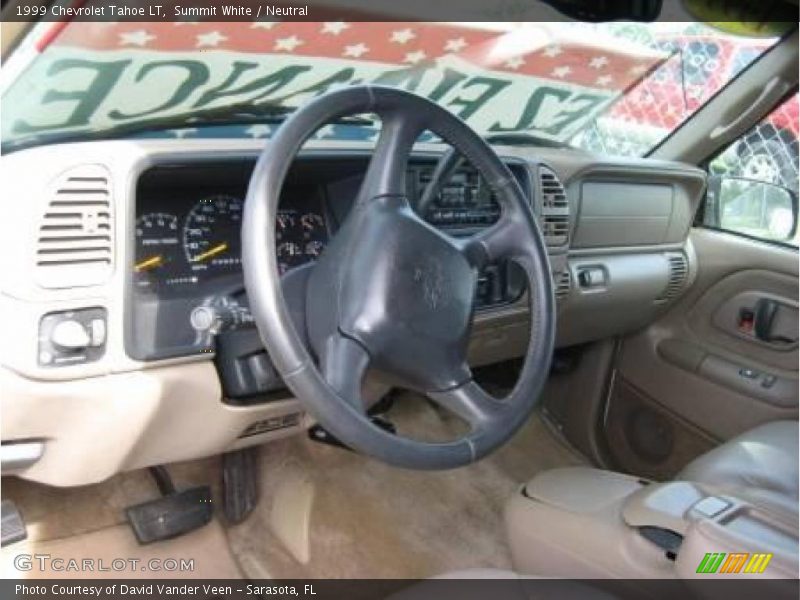 Summit White / Neutral 1999 Chevrolet Tahoe LT