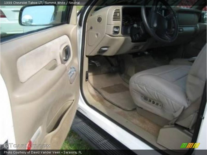 Summit White / Neutral 1999 Chevrolet Tahoe LT