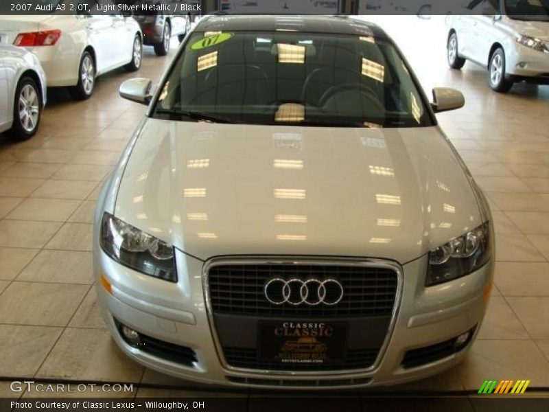 Light Silver Metallic / Black 2007 Audi A3 2.0T