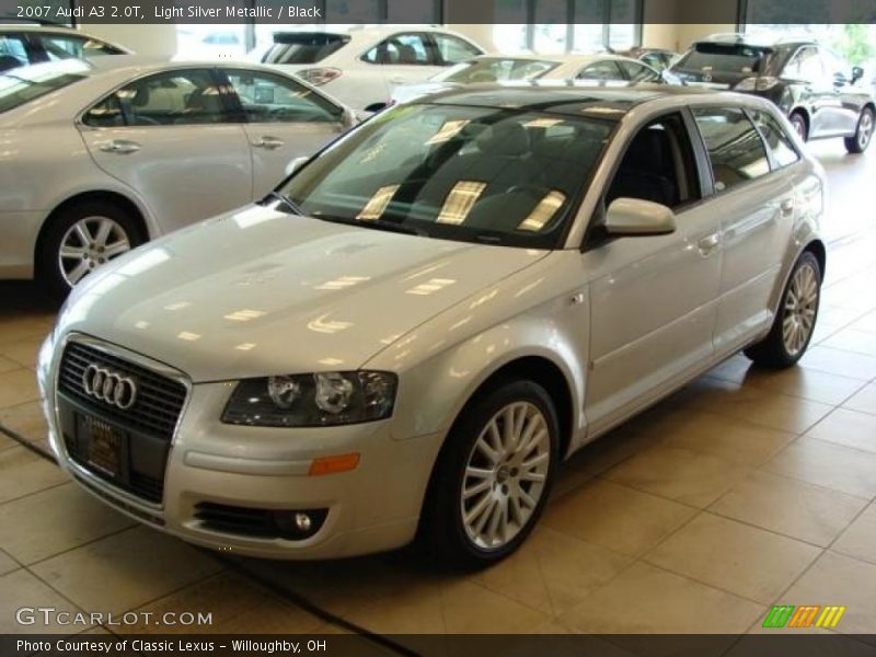 Light Silver Metallic / Black 2007 Audi A3 2.0T