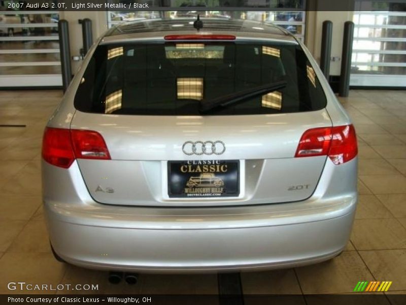 Light Silver Metallic / Black 2007 Audi A3 2.0T