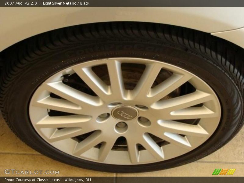 Light Silver Metallic / Black 2007 Audi A3 2.0T