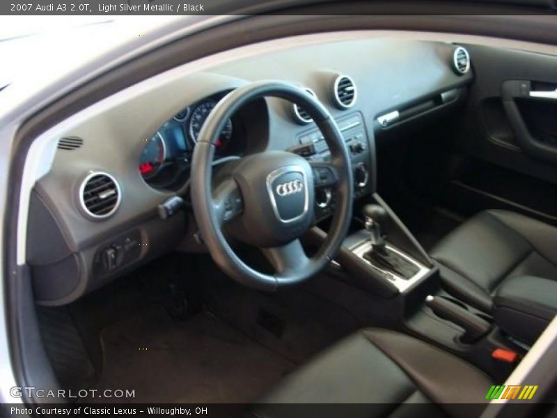 Light Silver Metallic / Black 2007 Audi A3 2.0T