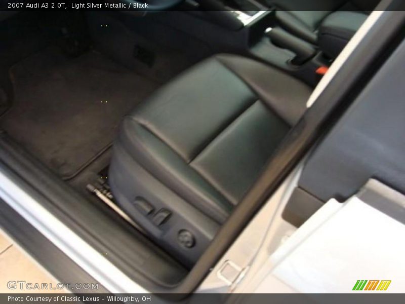 Light Silver Metallic / Black 2007 Audi A3 2.0T