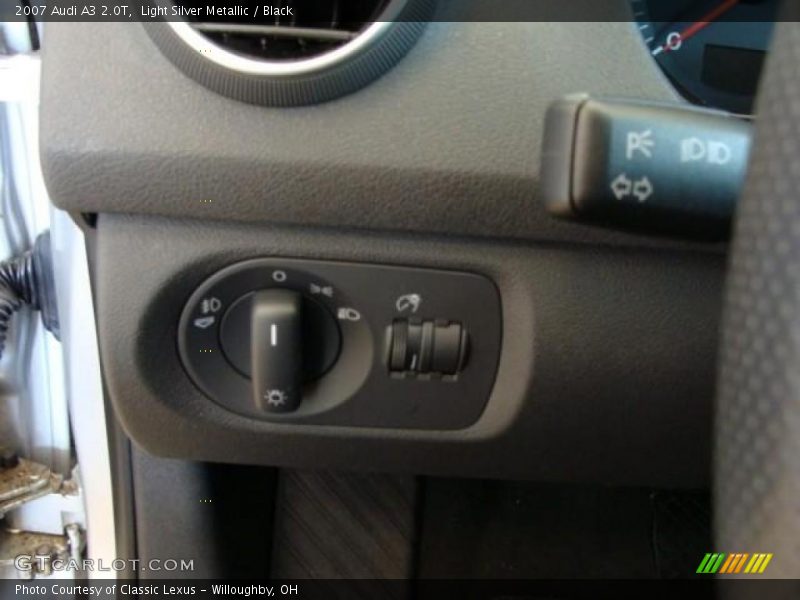 Light Silver Metallic / Black 2007 Audi A3 2.0T