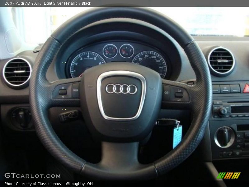 Light Silver Metallic / Black 2007 Audi A3 2.0T