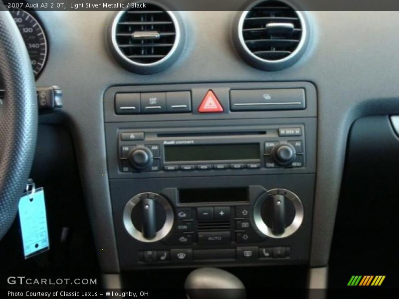 Light Silver Metallic / Black 2007 Audi A3 2.0T