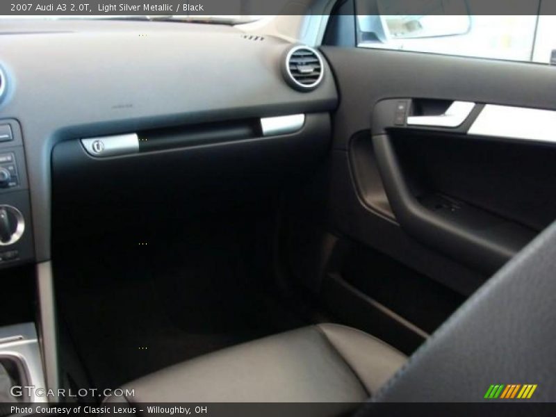 Light Silver Metallic / Black 2007 Audi A3 2.0T