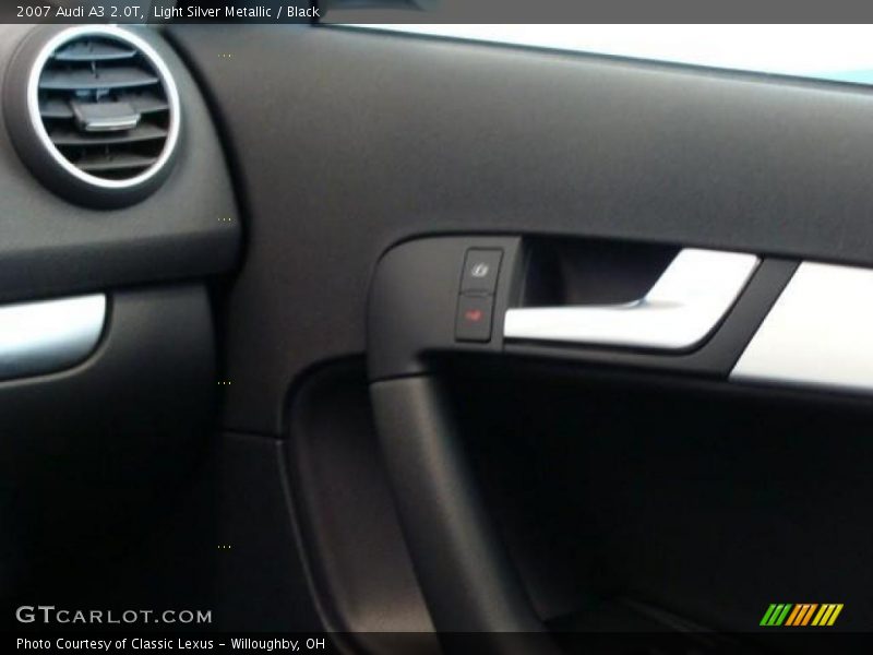 Light Silver Metallic / Black 2007 Audi A3 2.0T