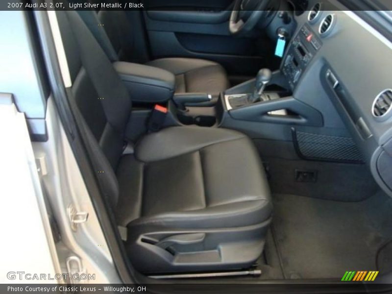 Light Silver Metallic / Black 2007 Audi A3 2.0T
