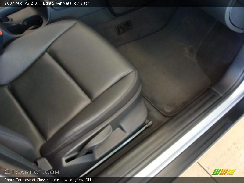 Light Silver Metallic / Black 2007 Audi A3 2.0T