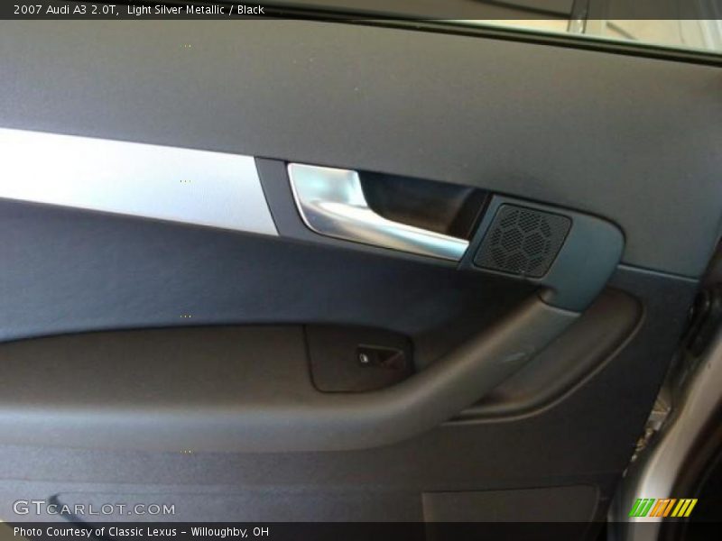 Light Silver Metallic / Black 2007 Audi A3 2.0T