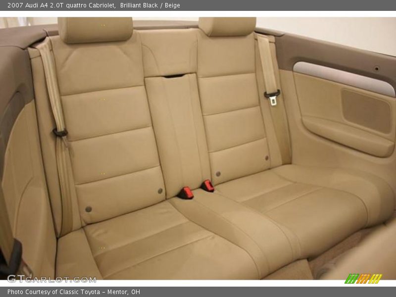 Brilliant Black / Beige 2007 Audi A4 2.0T quattro Cabriolet