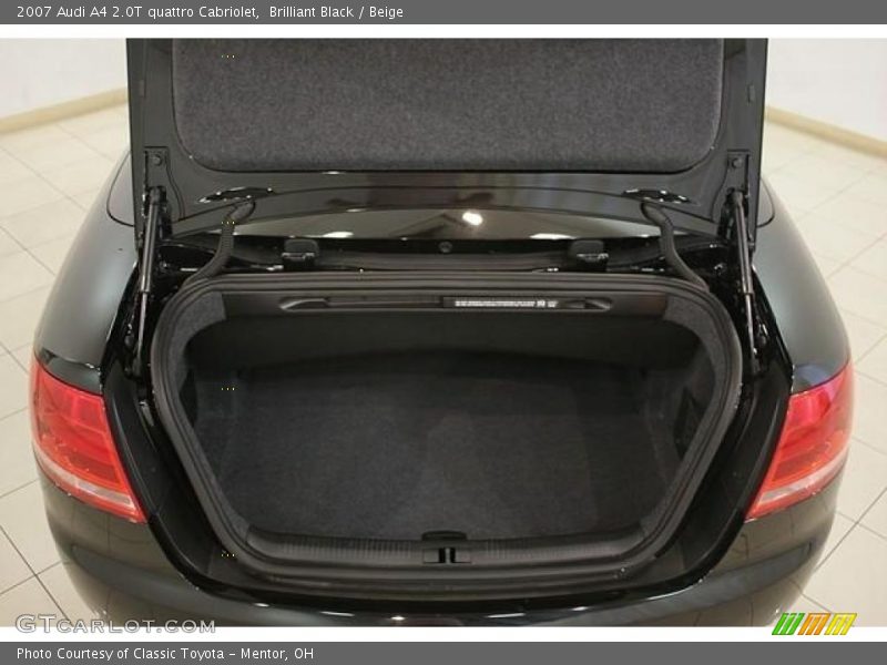 Brilliant Black / Beige 2007 Audi A4 2.0T quattro Cabriolet