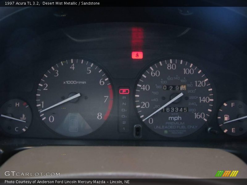 Desert Mist Metallic / Sandstone 1997 Acura TL 3.2