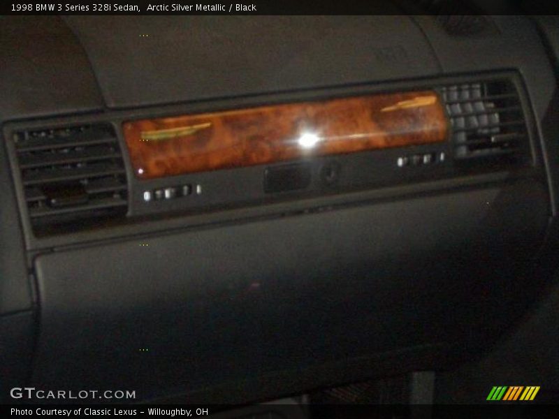Arctic Silver Metallic / Black 1998 BMW 3 Series 328i Sedan
