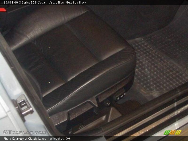 Arctic Silver Metallic / Black 1998 BMW 3 Series 328i Sedan