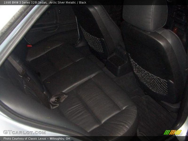 Arctic Silver Metallic / Black 1998 BMW 3 Series 328i Sedan