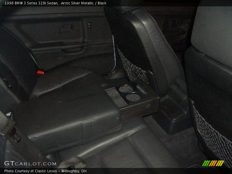 Arctic Silver Metallic / Black 1998 BMW 3 Series 328i Sedan