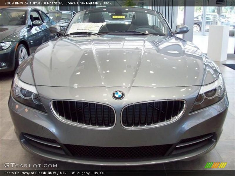 Space Gray Metallic / Black 2009 BMW Z4 sDrive30i Roadster